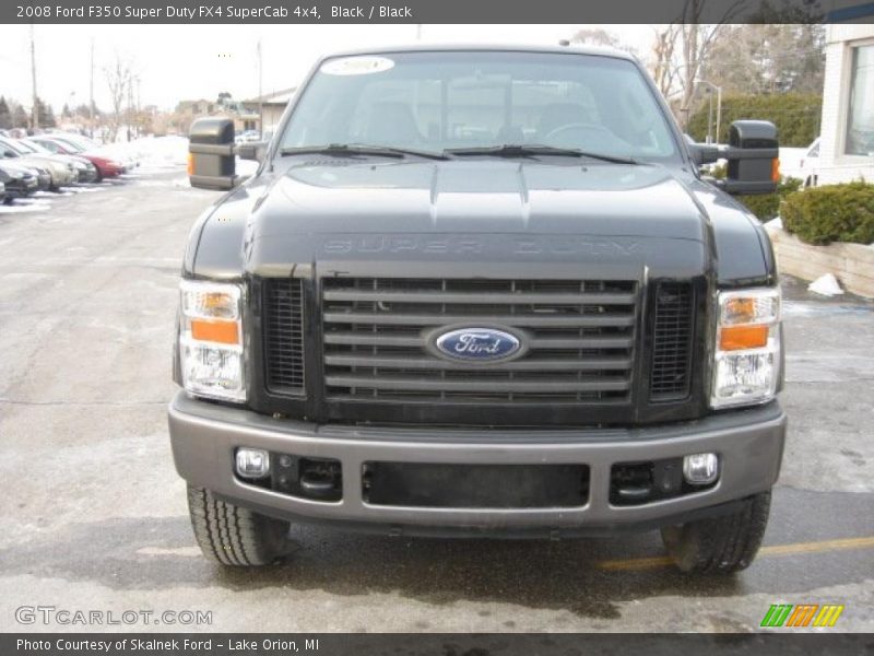 Black / Black 2008 Ford F350 Super Duty FX4 SuperCab 4x4