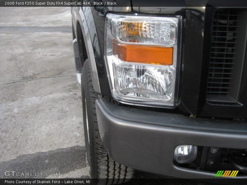 Black / Black 2008 Ford F350 Super Duty FX4 SuperCab 4x4