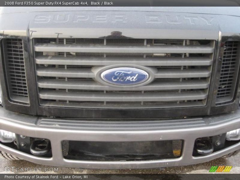 Black / Black 2008 Ford F350 Super Duty FX4 SuperCab 4x4