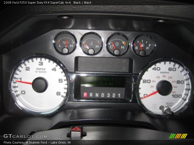  2008 F350 Super Duty FX4 SuperCab 4x4 FX4 SuperCab 4x4 Gauges