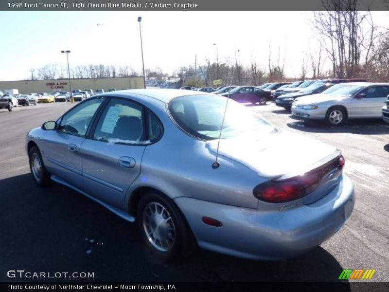Light Denim Blue Metallic / Medium Graphite 1998 Ford Taurus SE