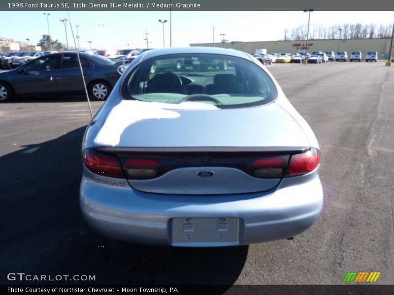 Light Denim Blue Metallic / Medium Graphite 1998 Ford Taurus SE