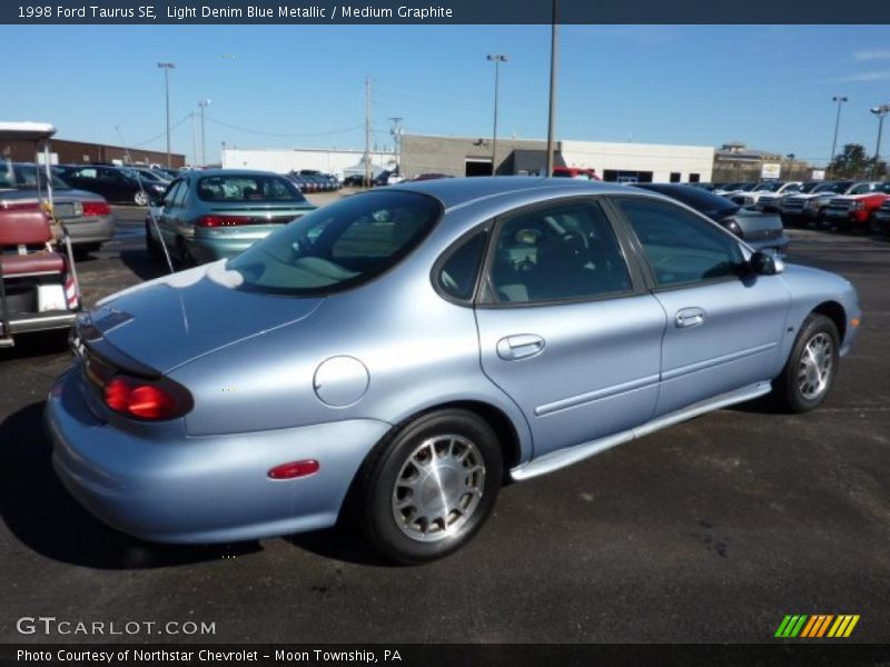 Light Denim Blue Metallic / Medium Graphite 1998 Ford Taurus SE