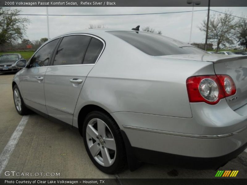 Reflex Silver / Black 2008 Volkswagen Passat Komfort Sedan