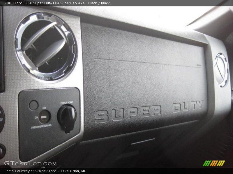 Black / Black 2008 Ford F350 Super Duty FX4 SuperCab 4x4