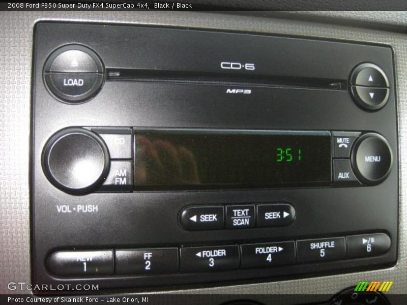 Black / Black 2008 Ford F350 Super Duty FX4 SuperCab 4x4