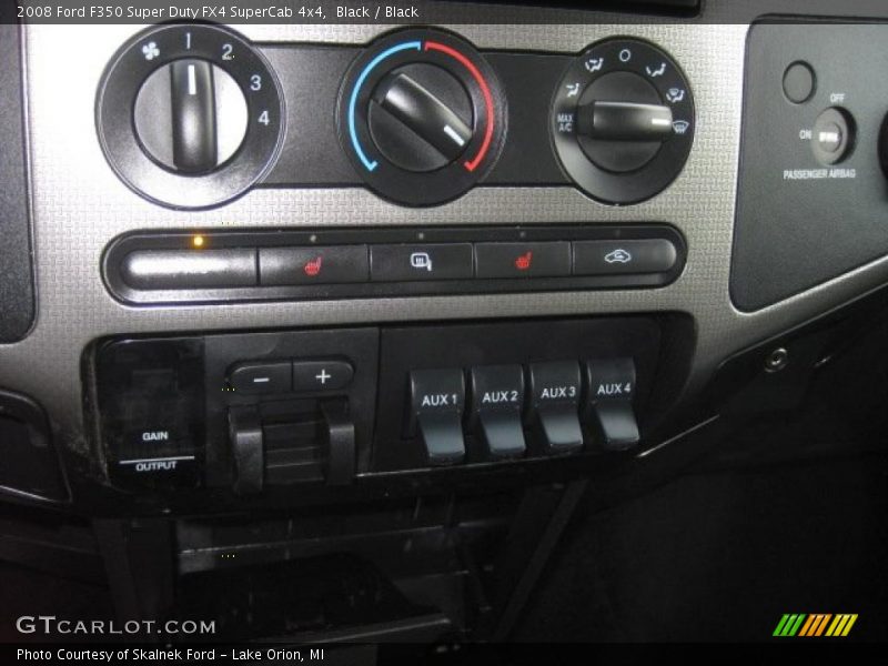 Black / Black 2008 Ford F350 Super Duty FX4 SuperCab 4x4