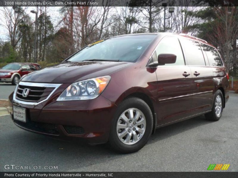 Dark Cherry Pearl / Ivory 2008 Honda Odyssey EX-L