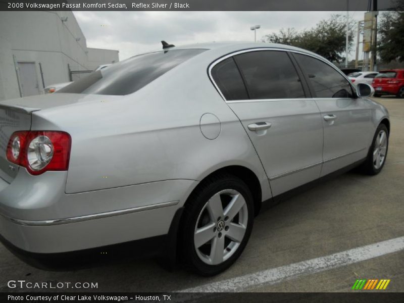 Reflex Silver / Black 2008 Volkswagen Passat Komfort Sedan