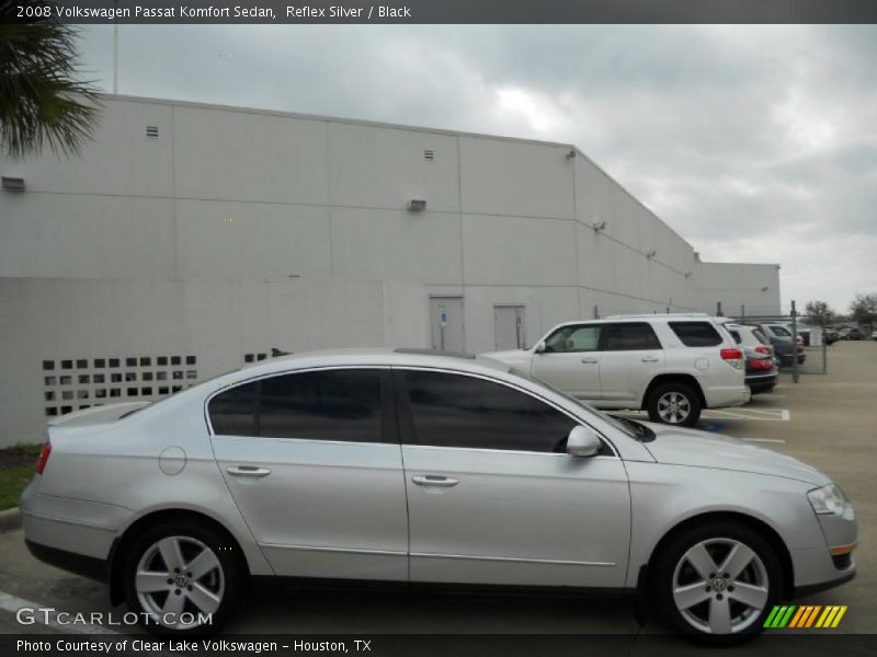 Reflex Silver / Black 2008 Volkswagen Passat Komfort Sedan