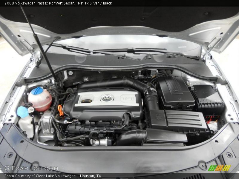 Reflex Silver / Black 2008 Volkswagen Passat Komfort Sedan