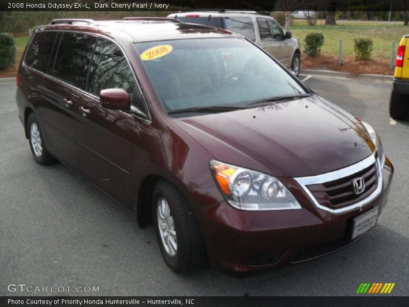 Dark Cherry Pearl / Ivory 2008 Honda Odyssey EX-L
