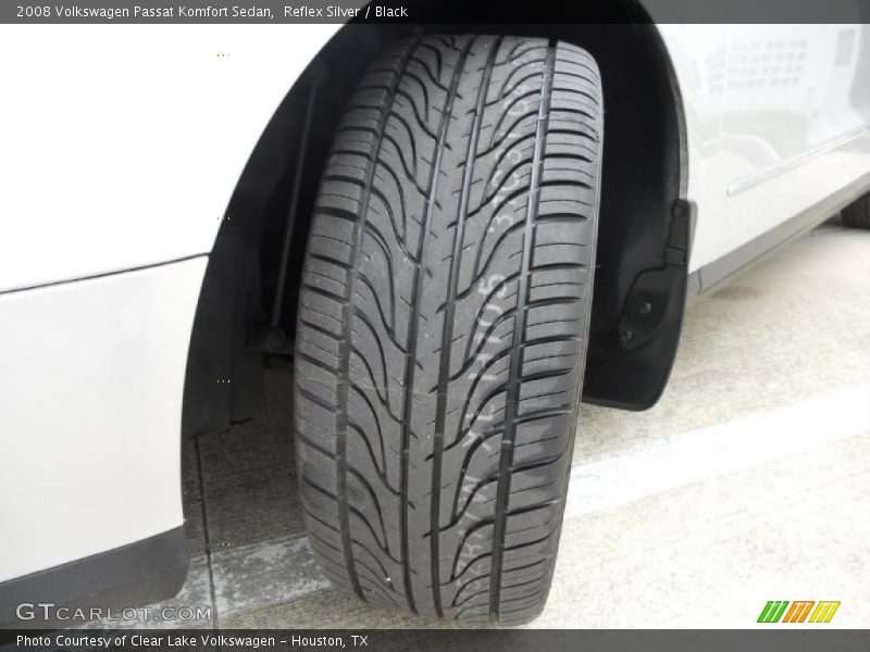 Reflex Silver / Black 2008 Volkswagen Passat Komfort Sedan