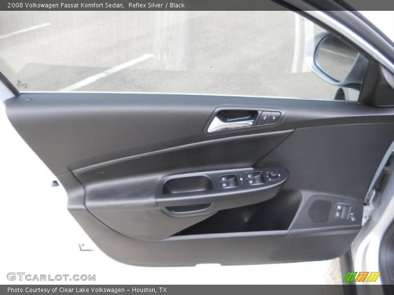 Reflex Silver / Black 2008 Volkswagen Passat Komfort Sedan