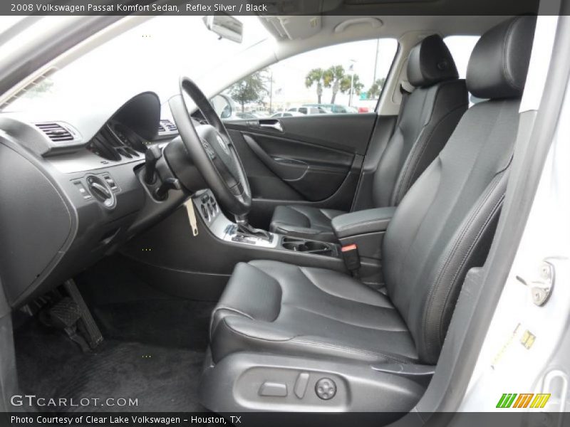 Reflex Silver / Black 2008 Volkswagen Passat Komfort Sedan