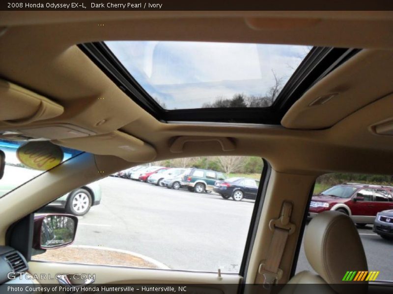 Dark Cherry Pearl / Ivory 2008 Honda Odyssey EX-L