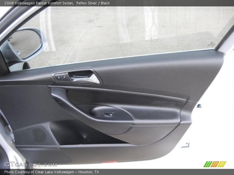 Reflex Silver / Black 2008 Volkswagen Passat Komfort Sedan