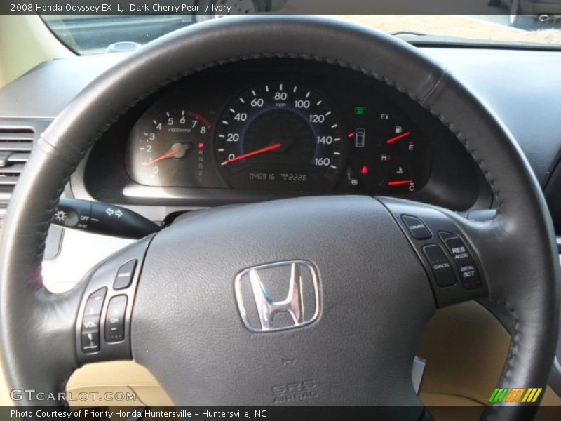 Dark Cherry Pearl / Ivory 2008 Honda Odyssey EX-L