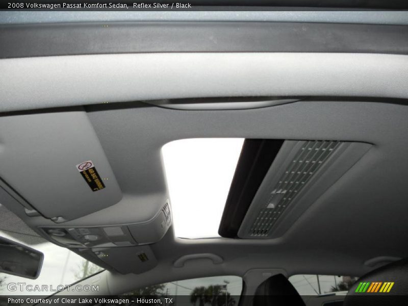 Reflex Silver / Black 2008 Volkswagen Passat Komfort Sedan