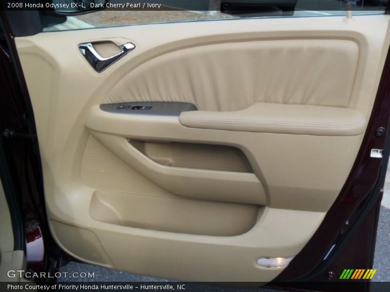 Dark Cherry Pearl / Ivory 2008 Honda Odyssey EX-L
