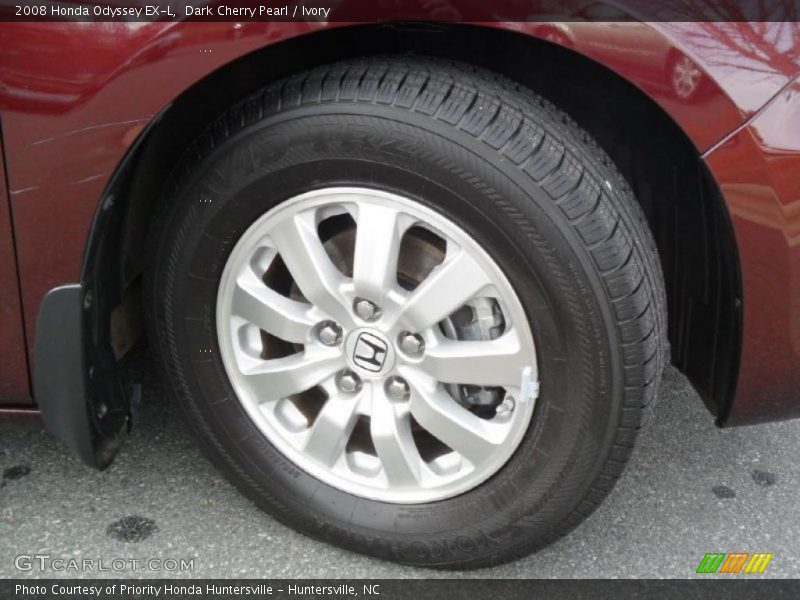 Dark Cherry Pearl / Ivory 2008 Honda Odyssey EX-L