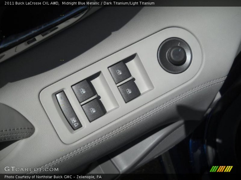 Midnight Blue Metallic / Dark Titanium/Light Titanium 2011 Buick LaCrosse CXL AWD