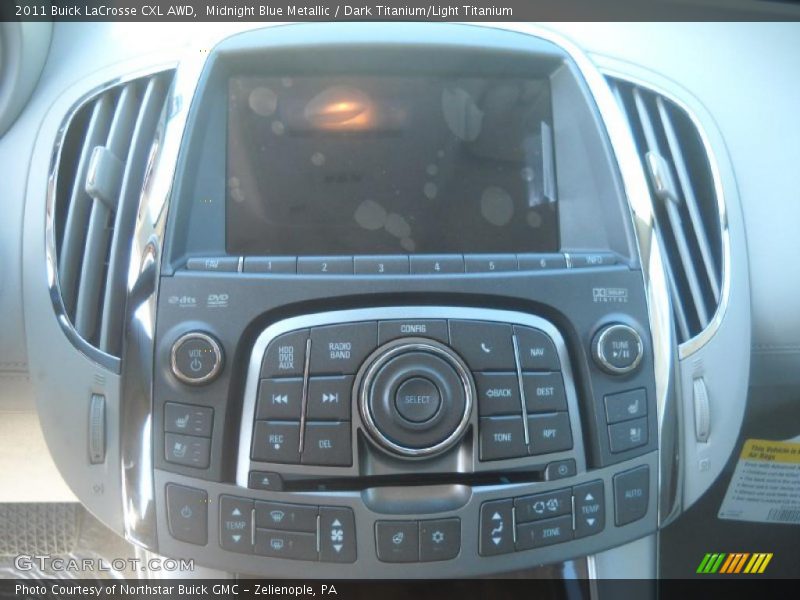 Controls of 2011 LaCrosse CXL AWD