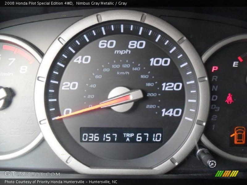 Nimbus Gray Metallic / Gray 2008 Honda Pilot Special Edition 4WD