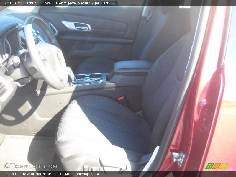 Merlot Jewel Metallic / Jet Black 2011 GMC Terrain SLE AWD