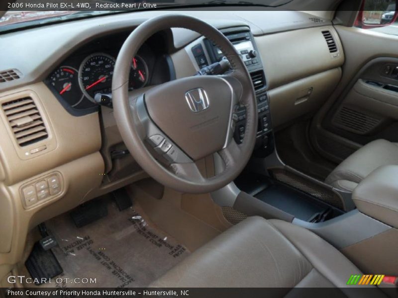 Redrock Pearl / Olive 2006 Honda Pilot EX-L 4WD