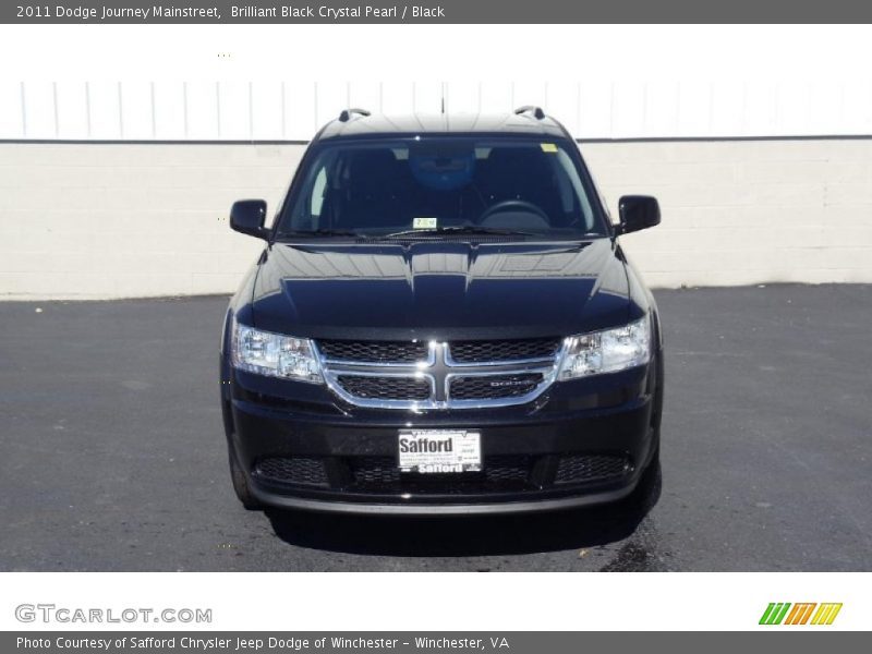 Brilliant Black Crystal Pearl / Black 2011 Dodge Journey Mainstreet