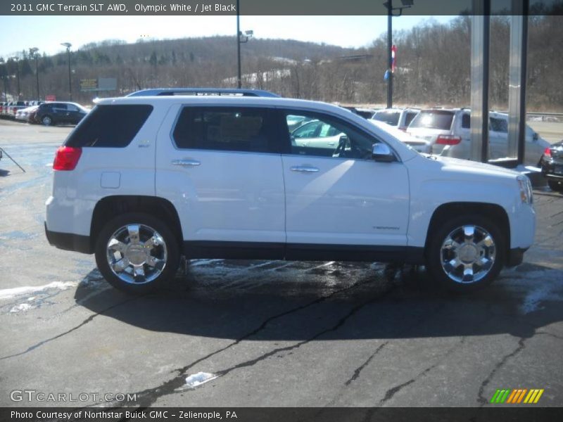 Olympic White / Jet Black 2011 GMC Terrain SLT AWD