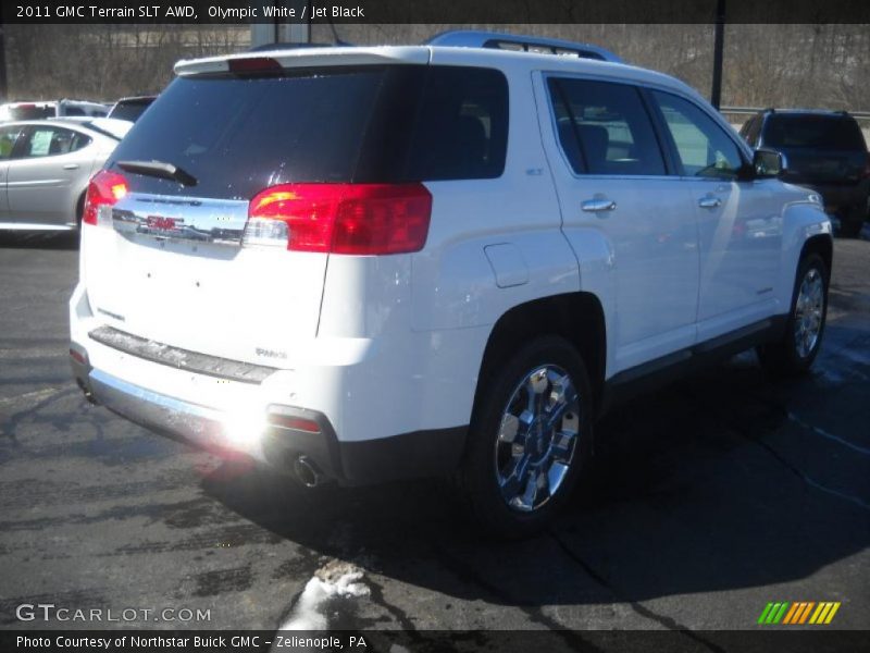 Olympic White / Jet Black 2011 GMC Terrain SLT AWD