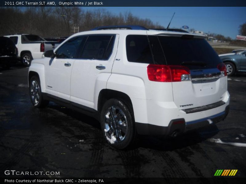 Olympic White / Jet Black 2011 GMC Terrain SLT AWD