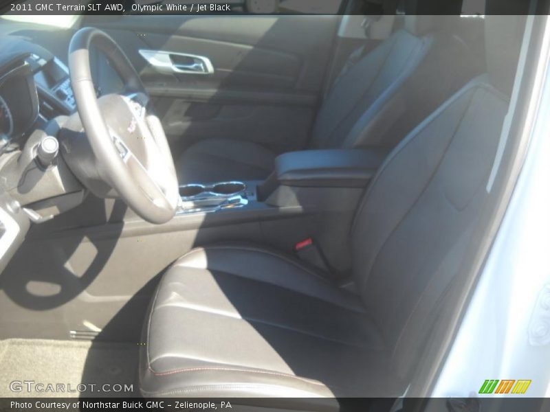 Olympic White / Jet Black 2011 GMC Terrain SLT AWD