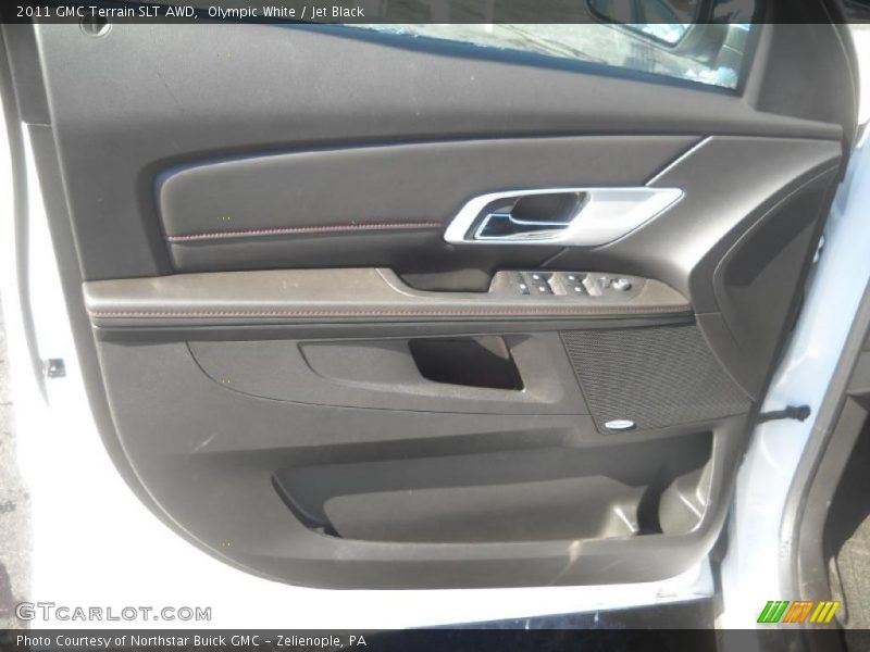Olympic White / Jet Black 2011 GMC Terrain SLT AWD