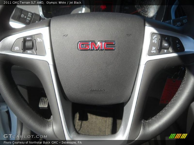 Olympic White / Jet Black 2011 GMC Terrain SLT AWD