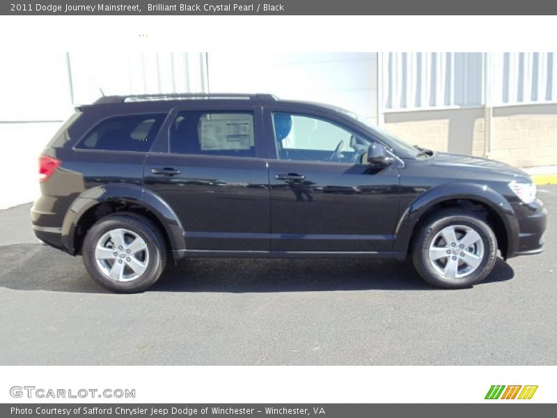 Brilliant Black Crystal Pearl / Black 2011 Dodge Journey Mainstreet