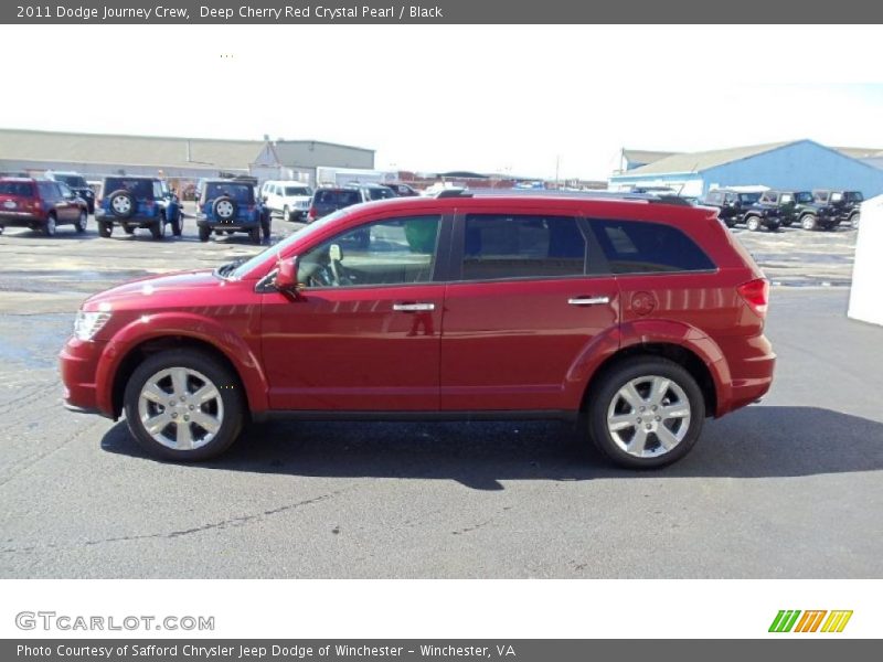  2011 Journey Crew Deep Cherry Red Crystal Pearl