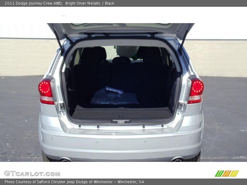 Bright Silver Metallic / Black 2011 Dodge Journey Crew AWD