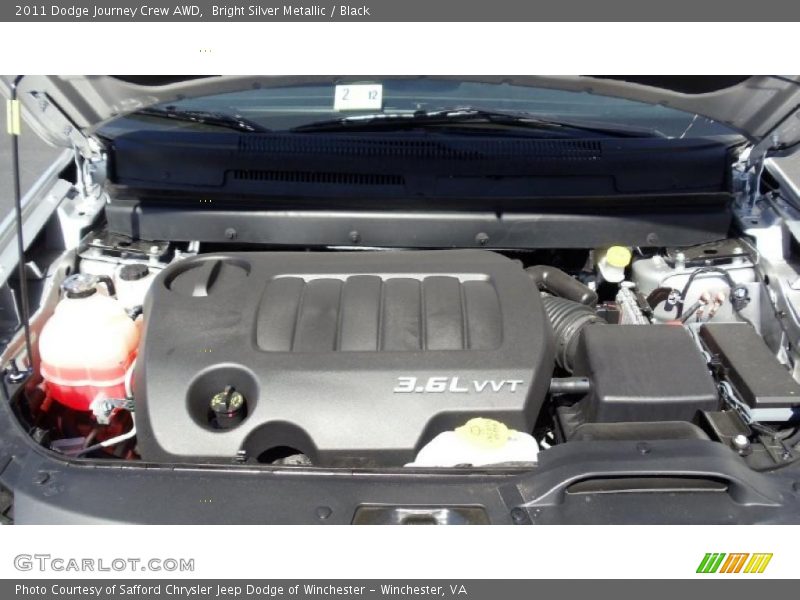  2011 Journey Crew AWD Engine - 3.6 Liter DOHC 24-Valve VVT Pentastar V6