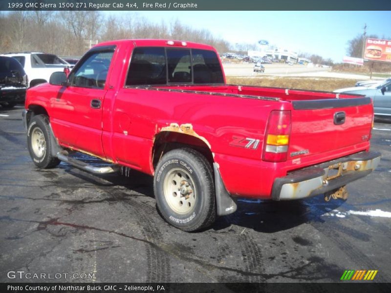 Fire Red / Graphite 1999 GMC Sierra 1500 Z71 Regular Cab 4x4