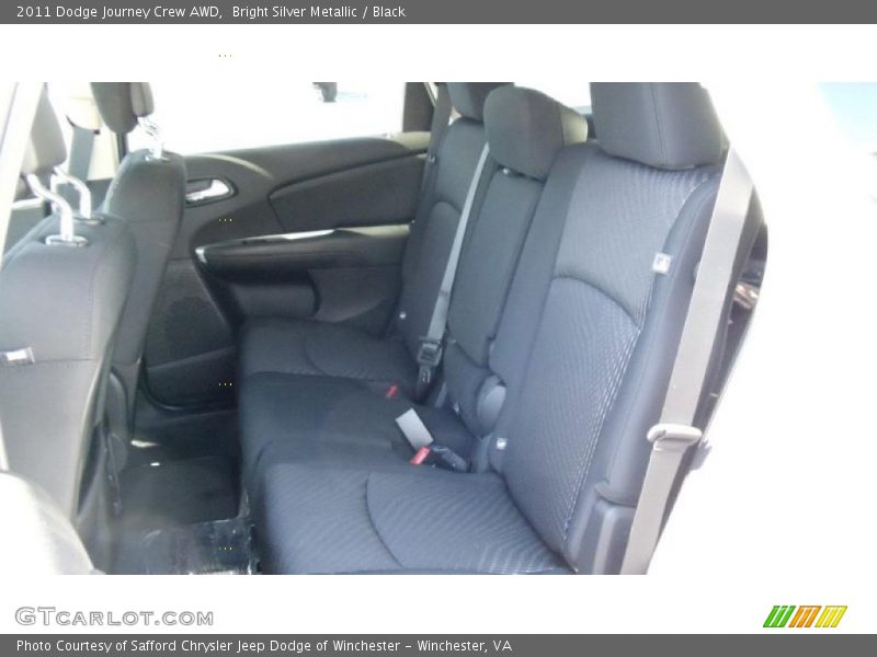 Bright Silver Metallic / Black 2011 Dodge Journey Crew AWD