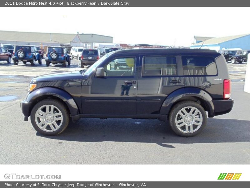 Blackberry Pearl / Dark Slate Gray 2011 Dodge Nitro Heat 4.0 4x4