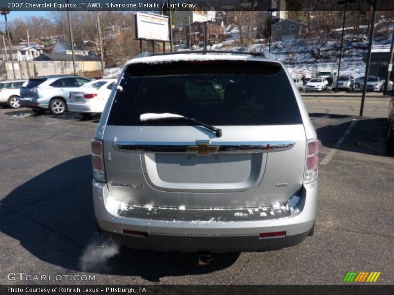Silverstone Metallic / Light Gray 2007 Chevrolet Equinox LT AWD