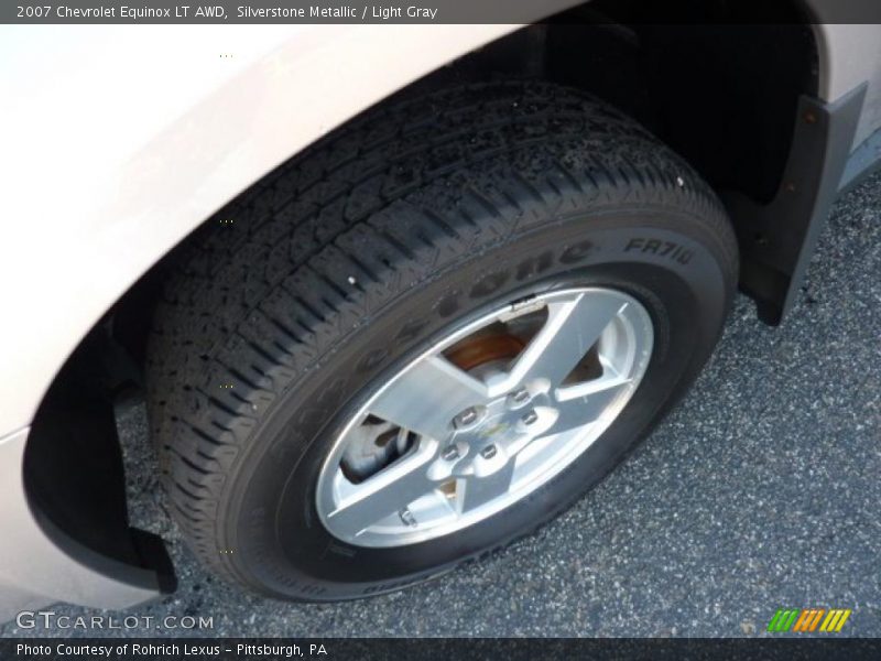 Silverstone Metallic / Light Gray 2007 Chevrolet Equinox LT AWD