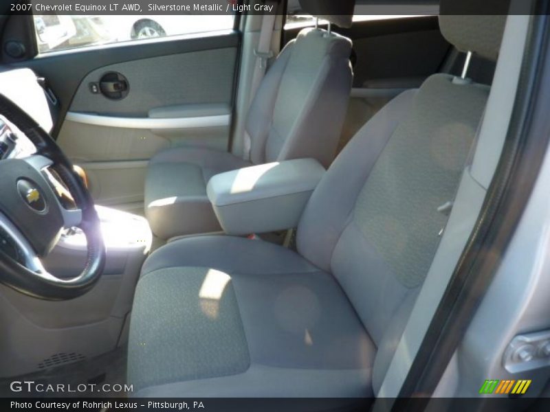 Silverstone Metallic / Light Gray 2007 Chevrolet Equinox LT AWD
