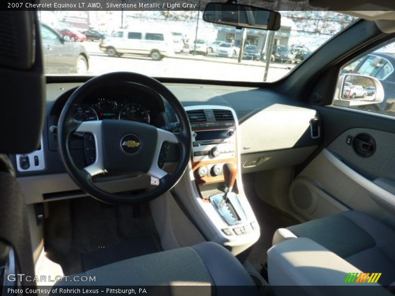 Silverstone Metallic / Light Gray 2007 Chevrolet Equinox LT AWD