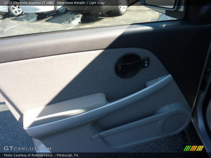 Silverstone Metallic / Light Gray 2007 Chevrolet Equinox LT AWD