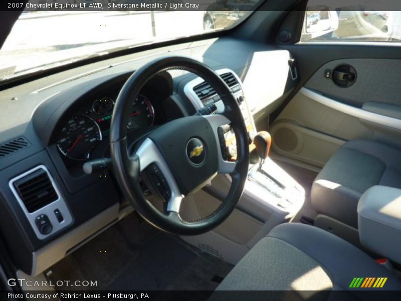 Silverstone Metallic / Light Gray 2007 Chevrolet Equinox LT AWD